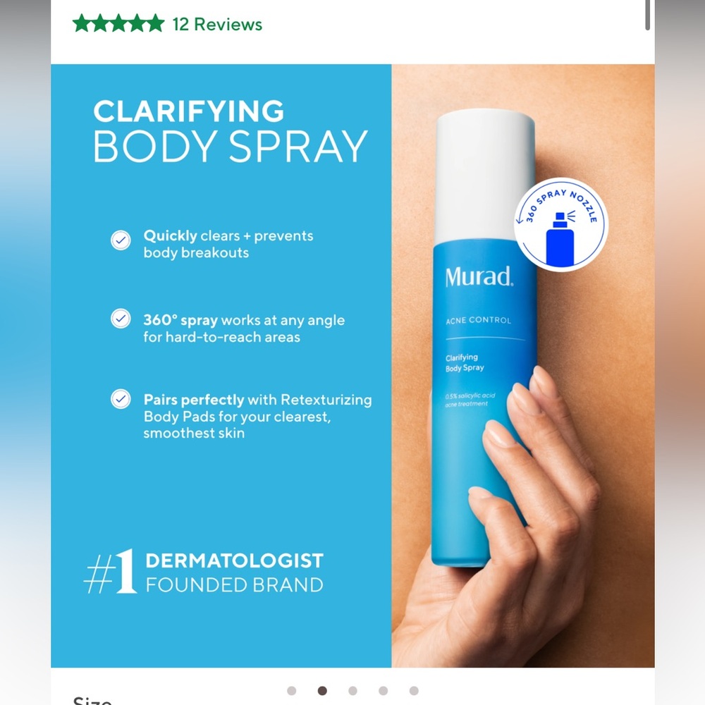 MURAD Body Acne Spray